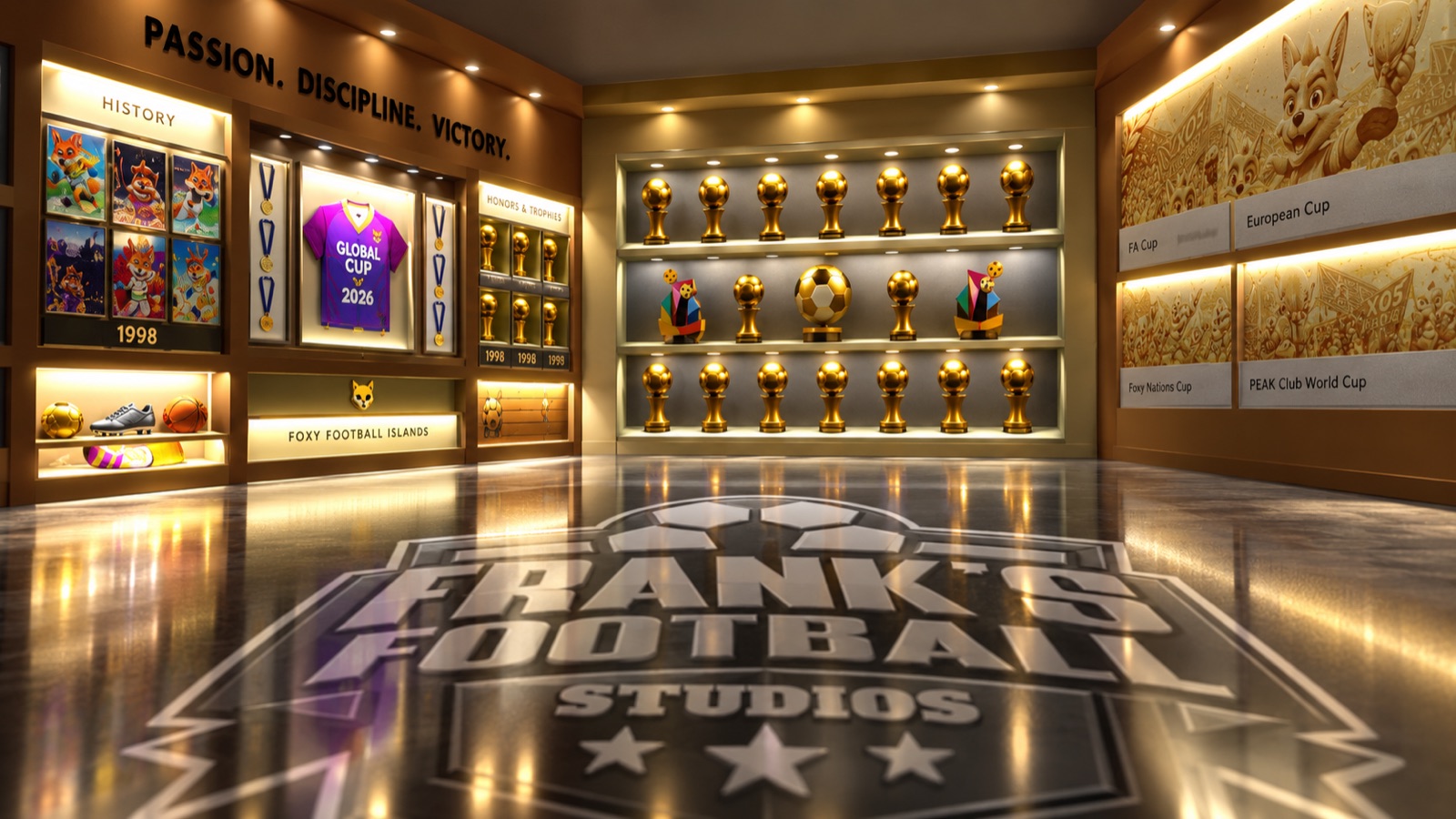 Inside Frank's Football Studios